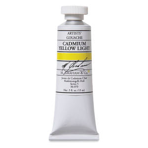 CADMIUM YELLOW LIGHT GOUACHE 15ML M GRAHAM