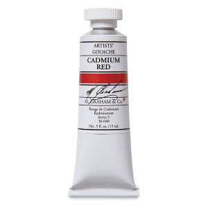 CADMIUM RED GOUACHE 15ML M GRAHAM