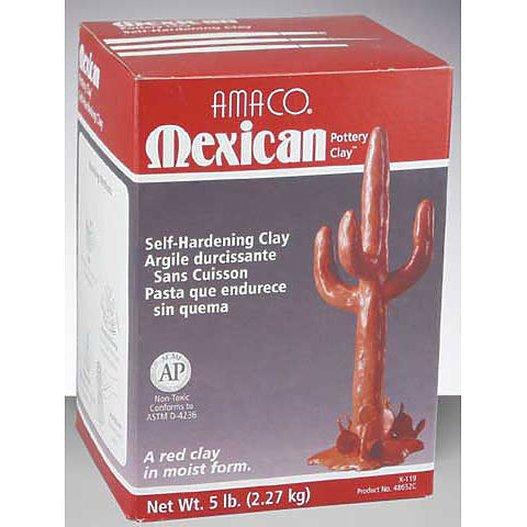 CLAY MEXICAN POTTERY CLAY 5LB RED