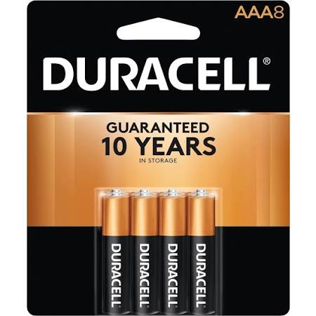 BATT DURACELL AAA 8 PACK BATTERY