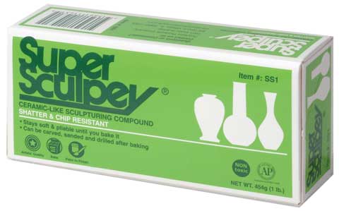 CLAY SCULPEY 1LB SUPER