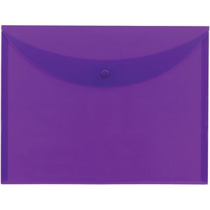 PURPLE SNAP POLY ENVELOPE