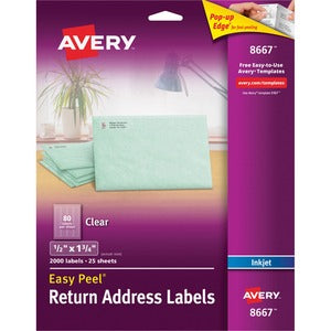LABEL CLEAR MAILING LABELS