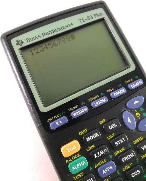 CALC TI-83 PLUS GRAPHING CALCULATOR TEXAS INSTRUMENTS