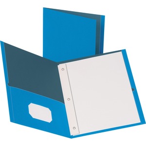 LT BLUE FASTENER FOLDER (BOX OF 25)