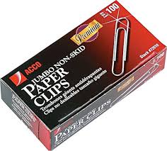 CLIPS,PAPER,NONSKID,JUMBO