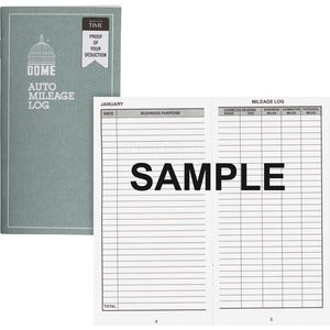 AUTO MILEAGE LOG BOOK