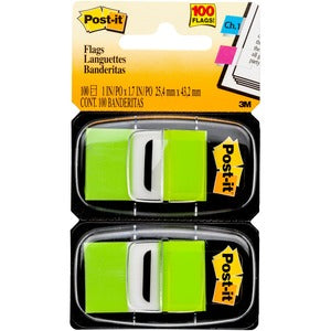 FLAGS POSTIT BRIGHT GREEN