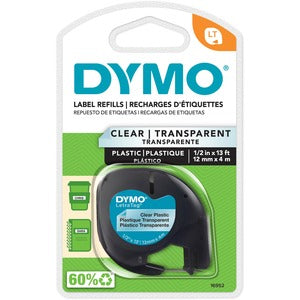 DYM16952 LetraTag Labeling Tape for LetraTag Label Makers, Black Print