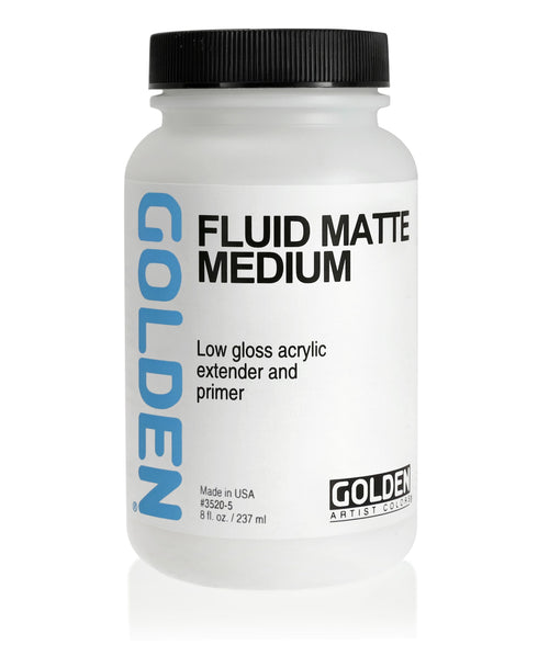 AGD MED FA FLUID MATTE MEDIUM 8OZ GOLDEN