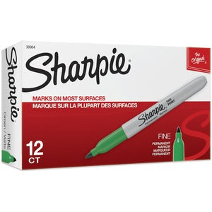 GREEN FINE SHARPIE MARKER