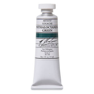 PHTHALO GREEN GOUACHE 15ML M GRAHAM