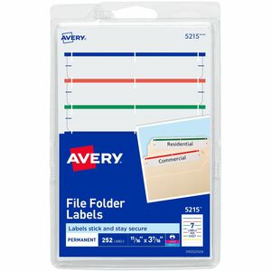 FILE FOLDER LABELS ASST