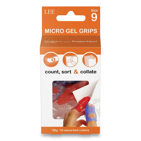 FINGERTIP GRIPS, GEL, SIZE 7