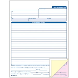 CONTRACTORS INVOICE BOOK