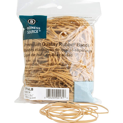 RUBBERBANDS,1/4LB,SIZE 19