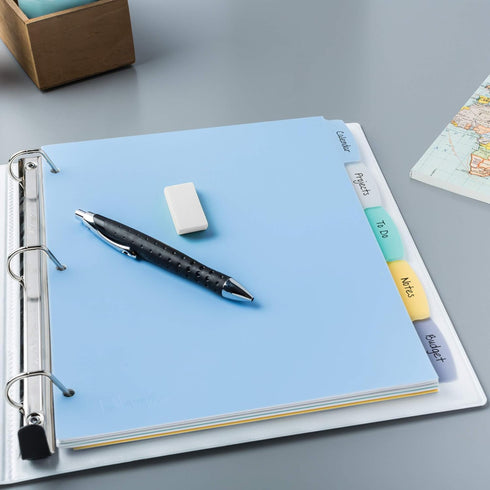 WRITE ON PLASTIC DIVIDERS