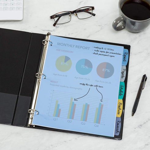 WRITE ON PLASTIC DIVIDERS