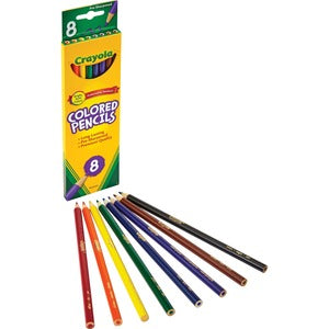 COLORED PENCILS 8PK CRAYOLA
