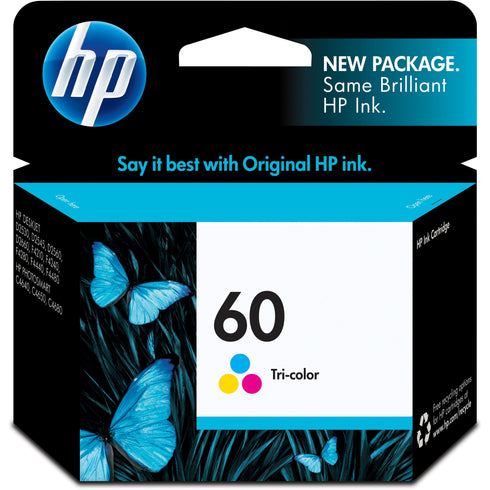 HP 60 (CC643WN) Cyan, Magenta, Yellow - 1 Each