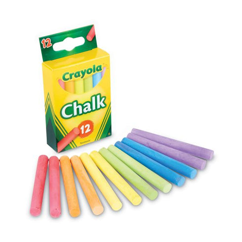COLORED CHALK 12PK CRAYOLA