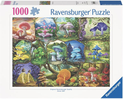 BEAUTIFUL MUSHROOMS 1000 PIECE JIGSAW PUZZLE - RAVENSBURGER