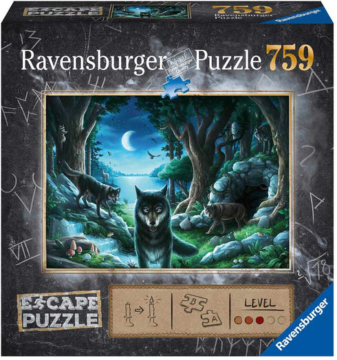 ESCAPE CURSE OF THE WOLVES 759 PIECE JIGSAW PUZZLE - RAVENSBURGER