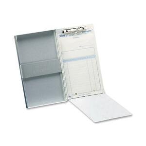 Saunders 10507 Snapak Aluminum Side-Open Forms Folder, 3/8" Clip, 5 2/3 x 9 1/2