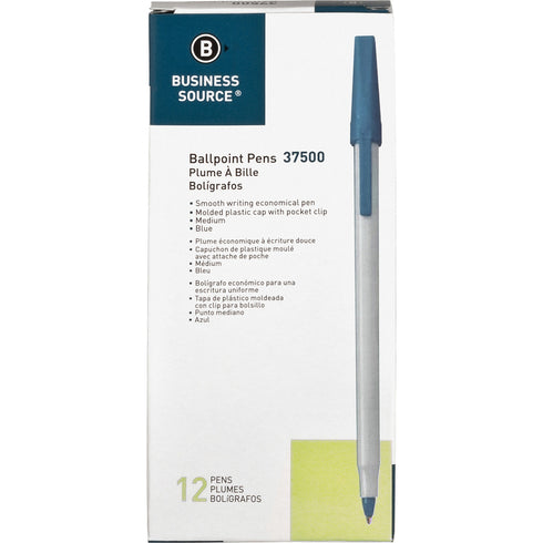 BALLPOINT STICK PENS MEDIUM BLUE