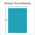 9X12 Clasp Envelopes Blue