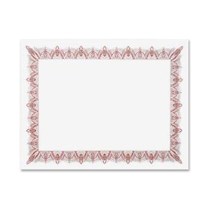 CERTIFICATES RED BORDER