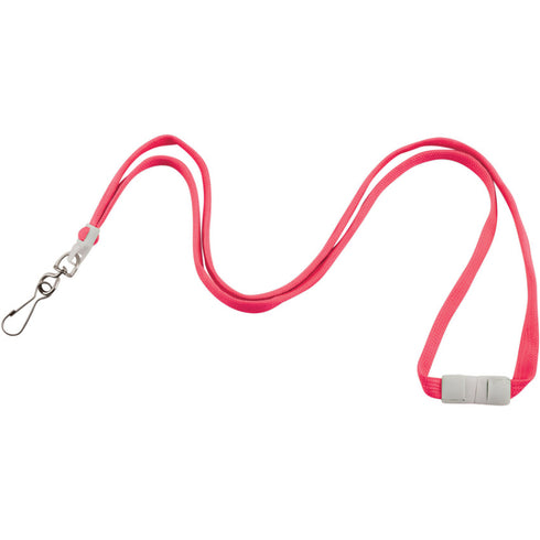 NEON PINK LANYARD 12 PACK