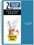 2 SUBJECT NOTEBOOK 6X9.5