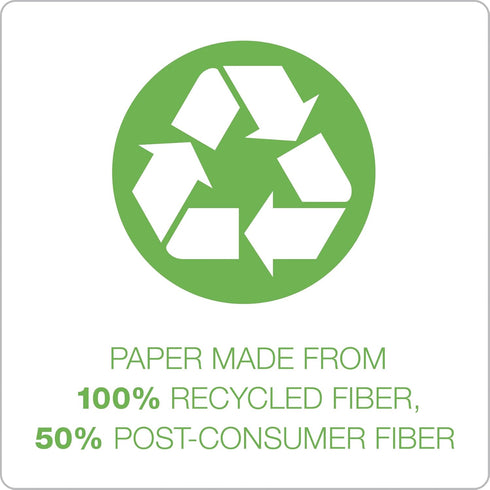 EARTHWISE SPIRAL GRAPH NOTEBK