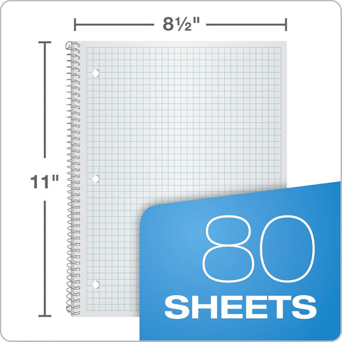 EARTHWISE SPIRAL GRAPH NOTEBK