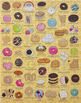 DONUT LOVER'S 1000 PIECE JIGSAW PUZZLE - RIDLEY'S GAMES