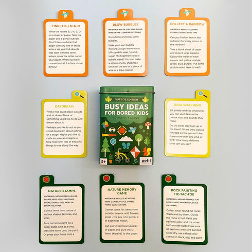 BUSY IDEAS FOR BORED KIDS: OUTDOOR EDITION - PETIT COLLAGE