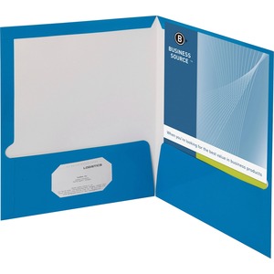 BLUE LAMINATED FOLDER - BOX OF 25
