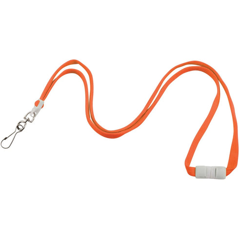 NEON ORANGE LANYARD 12 PACK
