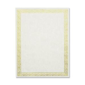 CERTIFICATES GOLD BORDER