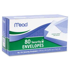 #6 SECURITY ENVELOPES (BOX)