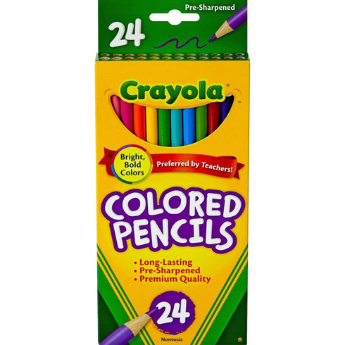 COLORED PENCILS 24PK CRAYOLA