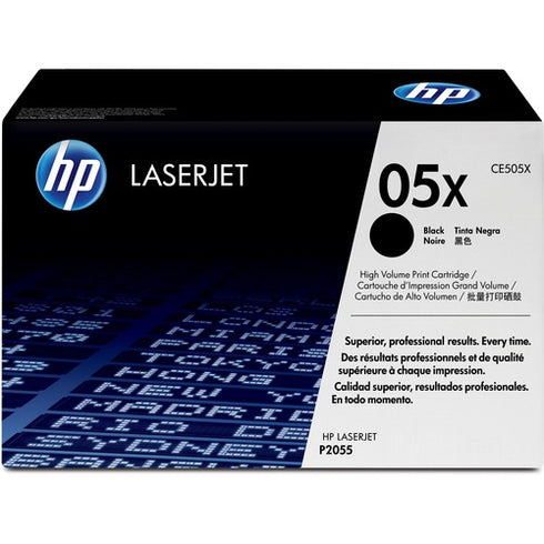HP CE505X TONER CARTRIDGE HIGH YIELD BLACK