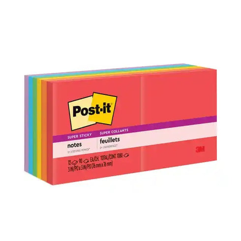3"X3" MARRAKESH POST-IT NOTES - PACK OF 12