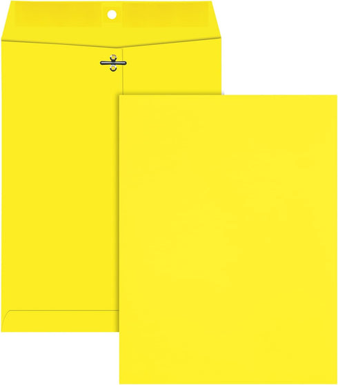 9X12 Clasp Envelopes Yellow