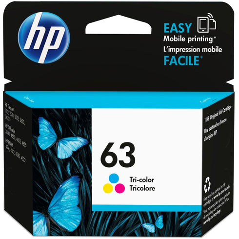 HP 63 (F6U61AN) - Tri-color - 1 Each