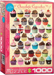 CHOCOLATE CUPCAKES 1000 PIECE PUZZLE