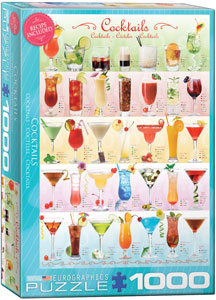 COCKTAILS 1000 PC PUZZLE - EUROGRAPHICS