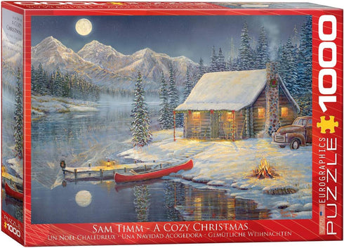 Eurographics A Cozy Christmas 1000 Piece Jigsaw Puzzle - Timm. Sam