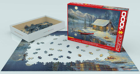 Eurographics A Cozy Christmas 1000 Piece Jigsaw Puzzle - Timm. Sam